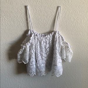Off the shoulder Crop Top